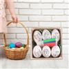 Uova di Pasqua Riempitivi per cestini pasquali Set di decorazioni per uova di