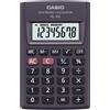 Casio HL-4A Calcolatrice Tascabile Antracite, Display 8 Cifre - Calcolatrice Por