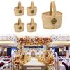 5 cesti regalo di caramelle, cesto di fiori in juta, per decorazioni per