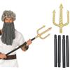 Fiestas Guirca Tridente Poseidone Dio greco dei mari smontabile in pvc