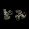 BOATMAN METAL PROPELLER PER ACTOR PLUS ELICHE BARCHINO CARPFISHING A1392