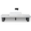 Duravit Tulum Rubinetto bagno lavabo a parete, muro lavabo, Miscelatore lavabo bagno, nero opaco