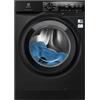 Electrolux Lavatrice a Carica Frontale EW7F48B, 8 kg Serie 700 SteamCare, 1400 Giri/min, Tecnologia Vapore PRO e SensiCare+ Programma Vapore Refresh 25, Cesto CareDrum, 847x597x576mm, Nero, Classe A