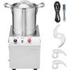 VEVOR Robot da Cucina Tritatutto per Verdure, Robot da Cucina in Acciaio Inox per Uso Alimentare 4 Litri 2 Lame Extra Curve a S, Tritatutto Multifunzionale da Cucina per Alimenti Verdure, Frutta