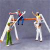 Dipinto a mano Scala 1:64 Pittore in Miniatura Figure Modello Tavolo di Sabbia