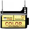 Oh My Pop! Film-Borsa a Tracolla Action Mini Orizzontale, Giallo, 22 x 18 cm