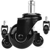 8T8 Sedia da ufficio 5,1 cm con attacco a innesto (nero, 5,1 cm)