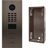 DoorBird - Kit d2103bv + sup-d2102bv-d2103bv - Portier Video Ip 3 sonnettes + Supporto - d2103bv Bronzo