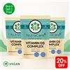 Nutra Core Vitamina D3 10000IU 250mcg Complesso ( Vit. K2, MK7, C, Mag. Glicinato) Capsule