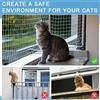 Rete per gatti da balcone, protezione per , in nylon, facile da installare,