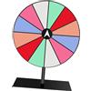 Roulette da tavolo con ruota girevole, gioco di rotazione con supporto,