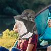 Cappello da pescatore leggero con rete per apicoltore per campeggio