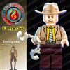 LEGO ⭐ LEGO Ispettore Zenigata Minifigure moc048 Lupin 3 III Zaza Japan
