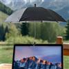 Parasole per monitor, robusto, leggero, con morsetto, per laptop, ombrellone