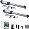 Bft Phobos BT B40 Smart Kit 24v automazione cancello battente 700kg 4m