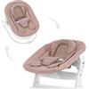 hauck Alpha Bouncer 2in1, Disney Bambi Rose - Sdraietta Neonato con Base Dondolo Compatibile con Seggioloni Pappa Alpha+ e Beta+ - da 0 Mesi fino a 9 kg - con Cintura a 3 Punti e Riduttore di Seduta