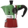 Bialetti, Mokina Tricolore, Caffettiera 1/2 Tazza, Alluminio