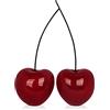 World of Art Global World Art, TWD5265PN, Ciliegie doppie grandi, Sculture in resina, 53 x 68 x 24 Cm