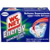Wc Net - Energy Disincrostante, Detergente Anticalcare in Polvere per WC, Schiuma Autopulente, 4 Buste x 1 Confezione