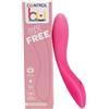 Control Be Free, Vibratore Silenzioso Regolabile con Design Innovativo, Silicone medico senza Ftalati, Ricarica Magnetica USB, Impermeabile e sommergibile (IPX7)