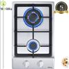 IsEasy Piano cottura a gas 2 fuochi da 31 cm in acciaio Inox incasso GN/GPL Gas