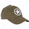 - Sin marca/Genérico - WW2 Stella Cappellino Da Baseball Ricamato - Cappello Da Sole Esercito Militare