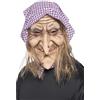 Smiffys Maschera Vecchia Strega, Copritesta, Lattice Halloween
