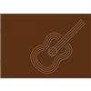 Additio Ukulele Music Notebook, 4 mm, 4 mm + diagramma accordi e vademécum - marrone