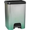 GREAT PLASTIC Pattumiera in plastica, Metallizzato, Piccolo