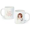 Mopec G74.5 Tazza Prima Comunione Ragazza con Palla
