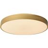 LUCIDE UNAR Plafoniera Diametro 49,5 cm LED Dim. 1 x 36 W 2700 K 3 StepDim Oro Opaco/Ottone