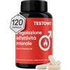 TESTOWIT Integratore Naturale per Uomini | Supplemento per La Regolazione Ormona