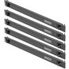 DIGITUS DN-97651-5 - Coperchio cieco da 19 pollici - 1U - 5 pezzi - Coperchio per armadio di rete da 19 pollici, armadio server, rack - Meccanismo a scatto - Plastica ABS - Nero