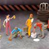 Dipinto a mano Scala 1:64 Pittore in Miniatura Figure Modello Tavolo di Sabbia