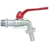 UTENSILERIA 10PZ RUBINETTO A SFERA CON MANIGLIA A LEVA M 3 8" CON PORTAGOMMA F 3 4":
