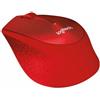 Logitech Mouse senza Fili Logitech M330 Silent Plus Rosso 1000 dpi