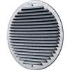 La Ventilazione GZKT200R Griglia di ventilazione tonda in aluzink con rete antinsetti,da sovrapporre. Diametro 230 mm.