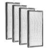 LINNIW Confezione da 4 filtri di ricambio H13 True HEPA ME-40 compatibili con purificatore d'aria MA-40, filtri 3 in 1 contengono filtro a carbone attivo ad alta efficienza