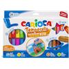 CARIOCA Temperello, Tempere Lavabili per Bambini in Stick per Colorare su Carta, Cartoncino, Legno e Cartone, Colori Assortiti e Brillanti, Senza Solventi, Classic, Neon e Metallic, 24 Pezzi