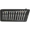 Wera 05020013001 6000 Joker 11 Set 1, Kit con chiavi combinate a cricchetto, metrico, 11-teilig