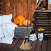 Scopa da strega per Halloween, accessori per costumi in maschera