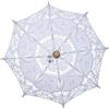 Da sposa Ombrello Parasole per Sposa Cotone di Modo Manico In Legno Decorazione