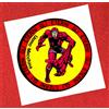 UOMO MACCHINA IL CLUB DEI SUPEREROI CORNO ANASTATICO ADESIVO MARVEL