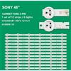 KIT BARRE LED TV SONY SVG460A81-REV3-121,S460DH1-1 ,KDL46R473A