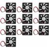 Areyourshop 10x Brushless Computer DC Raffreddamento Ventola 12V 8015s 80x80x15mm 0.16A 2Pin