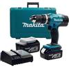 Makita DHP453RFE Trapano avvitatore a percussione 18V con 2 Batterie