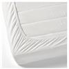 Babyline - Lotto di 2 angoli 100% cotone. Regolabile con gomma. (bianco, minicla 70 x 50).