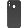 Avizar, Cover per Huawei P20 Lite Cover silicone gel retro antitraccia, Nero