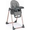 Cam Seggiolone Pappa 0-36 Mesi Reclinabile con Ruote Grigio - Pappananna