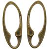 2 Pezzi Moschettone Ovale In Bronzo Vintage Moschettoni A Molla Clip Portachiavi